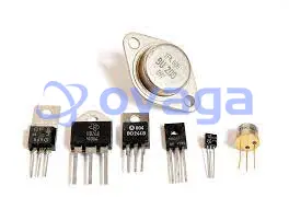 passive components (R, C) and transistors