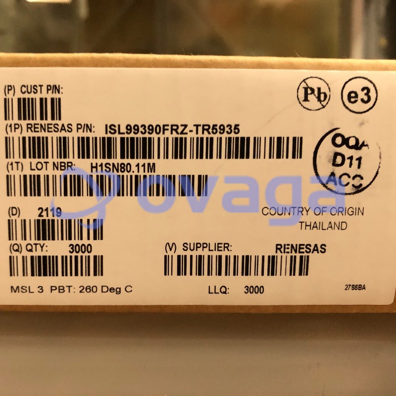 ISL99390FRZ-TR5935 Renesas 90A SPS Module | Original stock - Ovaga