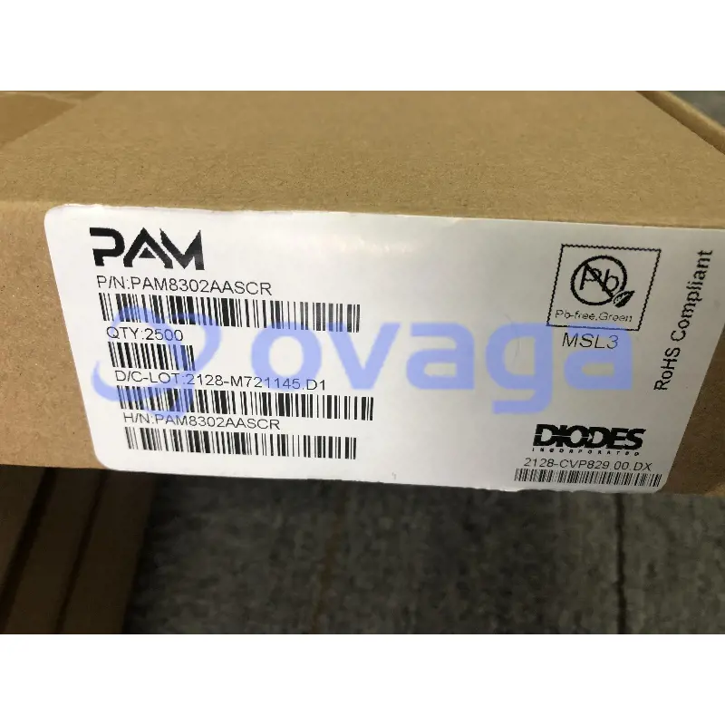 PAM8302AASCR 8-TSSOP,8-MSOP(0.118",3.00mmWidth)