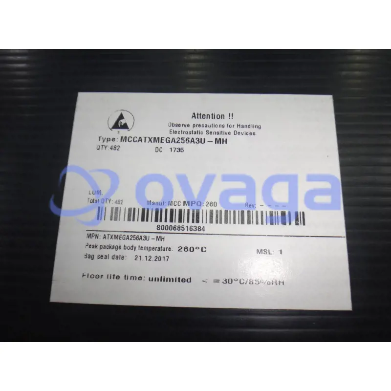 ATXMEGA256A3U-MH 64-VFQFNExposedPad