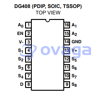DG408DVZ-T  pin out