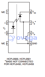 HCPL0501R2  pin out